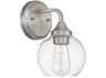 Craftmade Glenda 1-Light Brushed Polished Nickel Glass Vanity Light