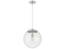 Craftmade Gaze 1-Light Chrome Glass Globe Pendant