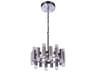 Craftmade Simple Lux 16-Light6-Light Brushed Polished Nickel LED Cylinder Chandelier