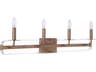 Craftmade Graclyn 4-Light Satin Brass Vanity Light