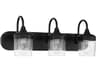 Craftmade Wrenn 3-Light Flat Black Vanity Light
