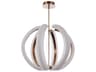 Craftmade Unwind 6-Light Satin Brass Globe Pendant