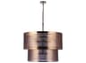 Craftmade Mesh 9-Light Satin Brass Drum Pendant