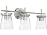 Craftmade Connell 3-Light Brushed Polished Nickel Vanity Light