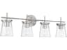 Craftmade Connell 4-Light Brushed Polished Nickel Vanity Light