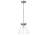Craftmade Connell 1-Light Nickel Mini Pendant