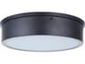 Craftmade Fenn Flat Black LED Drum Flush Mount