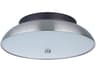 Craftmade Soul Flat Black Brushed Polished Nickel LED Dome Flush Mount