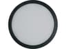 Craftmade Slim Line Ii 1-Light Black Round Flush Mount