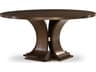 Century Furniture Citation Round Wood Brunette Dining Table