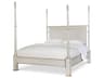 Century Furniture Monarch Gray Poplar Wood King Four Poster Bed