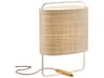 Carpyen Margot Nacre Natural Fiber Off White Table Lamp