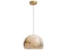 Carpyen Neil Satin Gold Dome Pendant