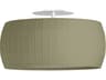 Carpyen Isamu 2-Light Olive Green Drum Semi Flush Mount