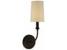Crystorama Sylvan 1-Light Dark Bronze Wall Sconce