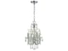 Crystorama Imperial 4-Light Polished Chrome Crystal Candelabra Chandelier