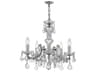Crystorama Maria Theresa 5-Light Chrome Crystal Candelabra Chandelier