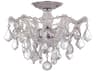 Crystorama Maria Theresa 3-Light Chrome Crystal Semi Flush Mount