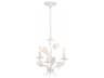 Crystorama Southport 3-Light Wet White Candelabra Chandelier