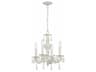 Crystorama Paris Market 4-Light Bronze Crystal Candelabra Chandelier