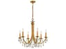 Crystorama Bridgehampton 6-Light Steel Crystal Candelabra Chandelier