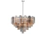 Crystorama Addis 16-Light Polished Chrome Candelabra Geometric Chandelier