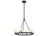 Crystorama Aragon 6-Light Matte Black Chandelier