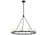 Crystorama Aragon 10-Light Matte Black Chandelier
