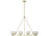 Crystorama Aragon 10-Light Soft Brass Crystal Glass Globe Chandelier