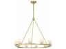 Crystorama Aragon 10-Light Soft Brass Chandelier