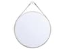 Crystorama Callahan Nickel Wall Mirror Round