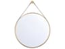 Crystorama Callahan Gold Wall Mirror Round