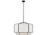 Crystorama Carlyn 6-Light Black Pendant