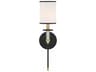 Crystorama Hatfield 1-Light Nickel Wall Sconce