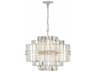 Crystorama Hayes 12-Light Polished Nickel Crystal Tiered Chandelier