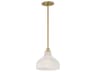 Crystorama Layton 1-Light Gold Mini Pendant