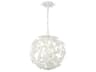 Crystorama Marselle 4-Light Matte White Pendant