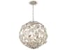 Crystorama Marselle 6-Light Antique Silver Pendant