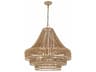 Crystorama Silas 6-Light Burnished Silver Candelabra Tiered Chandelier