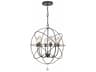 Crystorama Solaris 6 - Light Outdoor Hanging Light