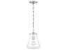 Crystorama Voss 1-Light Polished Nickel Mini Pendant