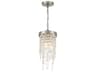 Crystorama Winfield 1-Light Antique Silver Mini Pendant