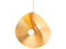 Corbett Lighting Peony 4-Light Gold Leaf Glass Globe Pendant