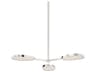 Corbett Lighting Beirut 3-Light Burnished Nickel LED Chandelier