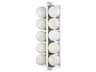 Corbett Lighting Emille 10-Light Polished Nickel Glass Vanity Light