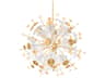 Corbett Lighting Gleason 12-Light Vintage Gold Leaf Sputnik Pendant