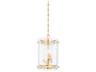 Corbett Lighting Rio 3-Light Vintage Polished Brass Cylinder Mini Pendant