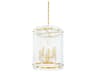 Corbett Lighting Rio 8-Light Vintage Polished Brass Cylinder Pendant