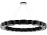Corbett Lighting Opal 22-Light Soft Black Stainless Steel Glass Round Pendant