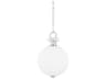 Corbett Lighting Haru 1-Light Burnished Nickel Glass Globe Pendant